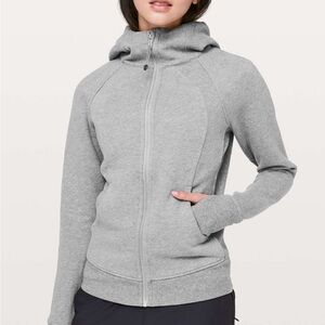 Lululemon Heathered Gray Scuba Hoodie